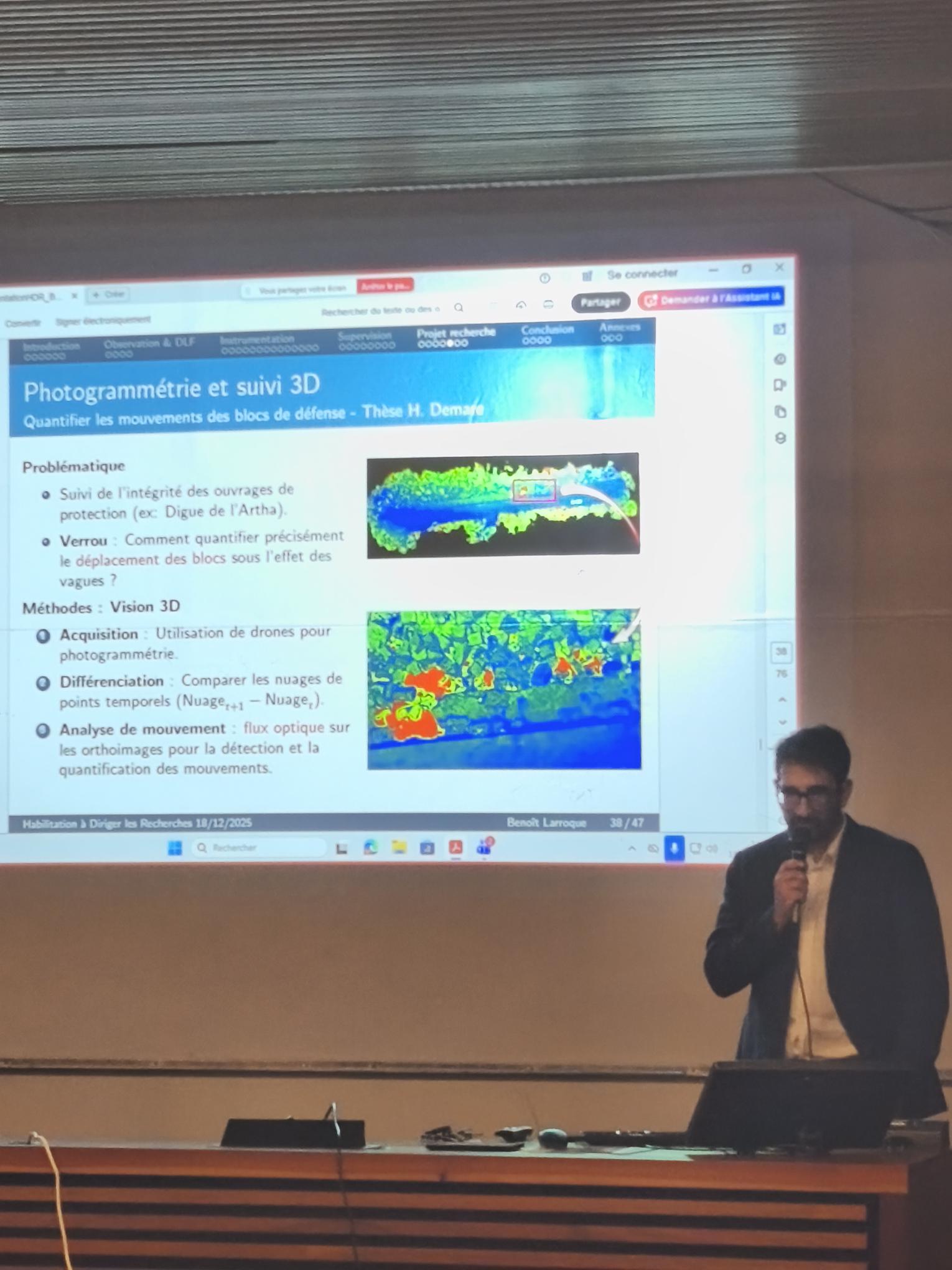 Illustration des travaux de recherche