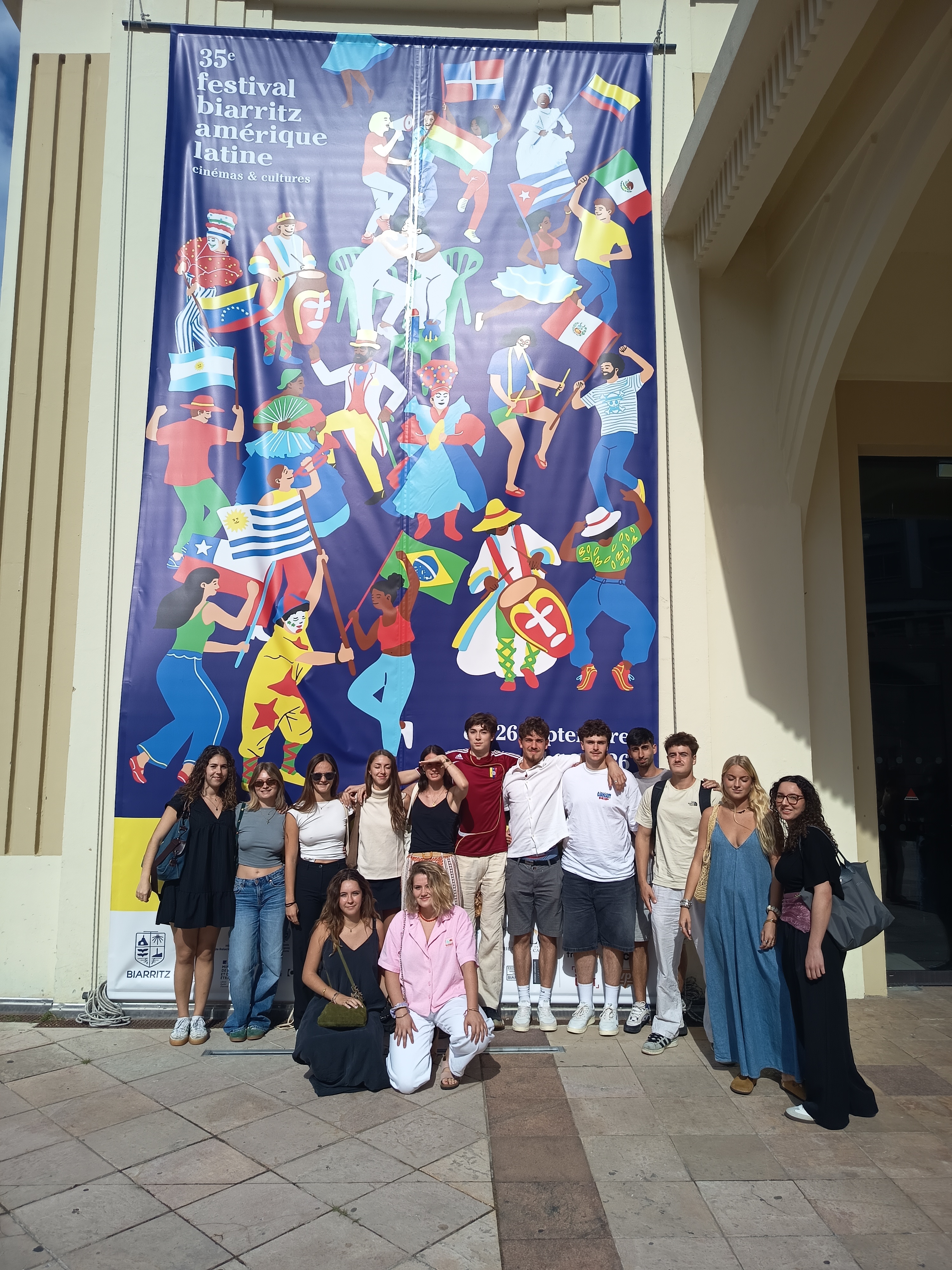 Les étudiants du parcours Business International au Festival de Biarritz