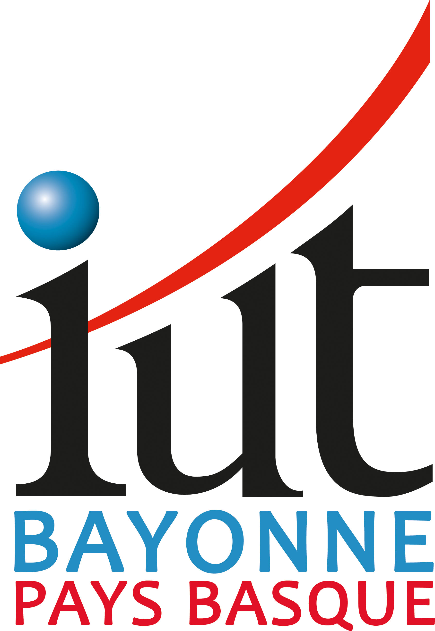 Logo couleur de l'IUT de Bayonne et du Pays Basque