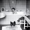 Lee Miller dans la baignoire d'Hitler, 1945. David E Scherma